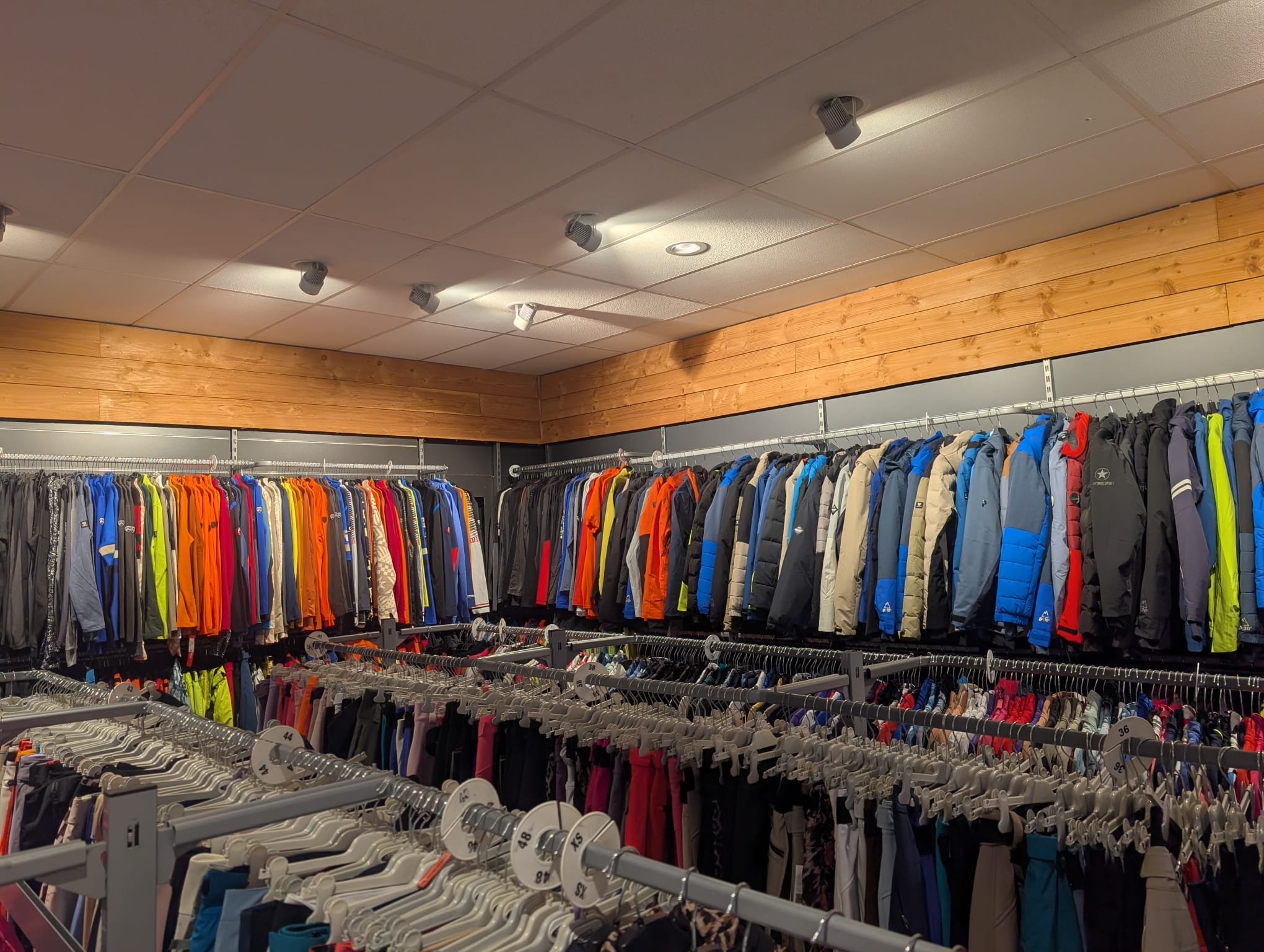Winkelverlichting in de Sport 2000-winkel