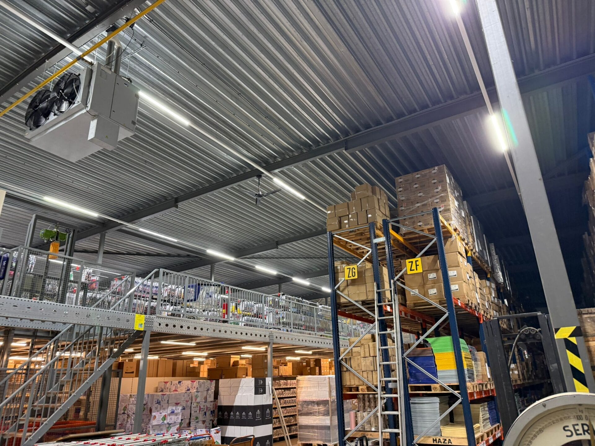 LED-verlichting bij Haza Witbaard
