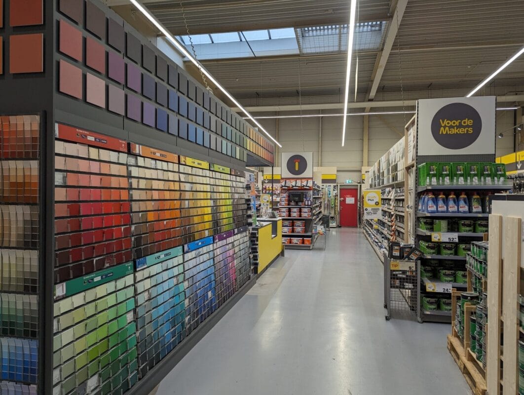 lijnverlichting led winkel en retail