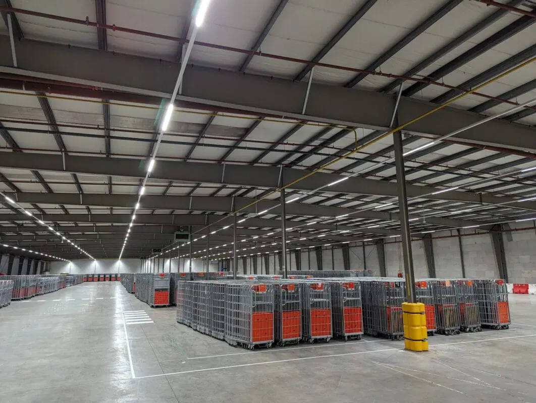 LED-lichtlijnen bij Brabopack